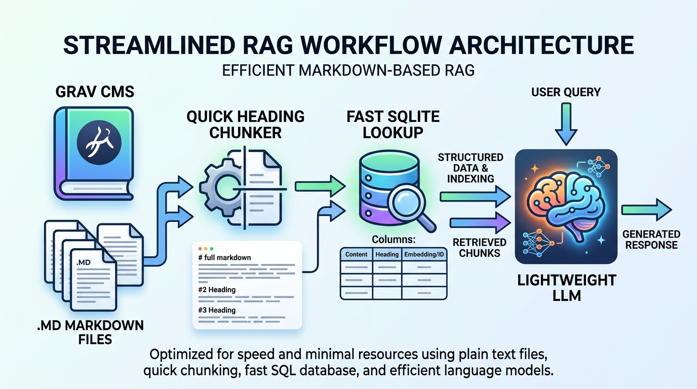 Streamlined RAG Workflow Architecture