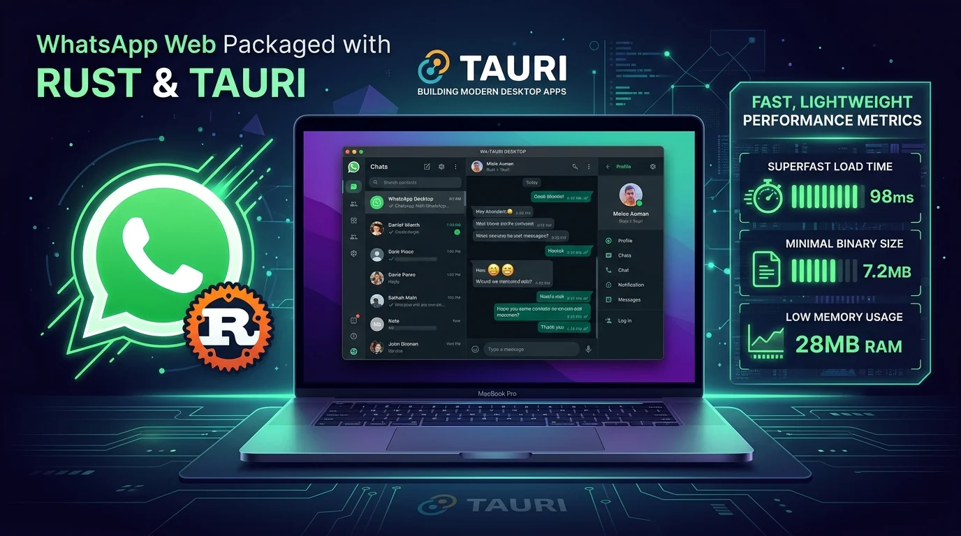 Pake WhatsApp: Ultra-Lightweight Rust & Tauri Desktop App